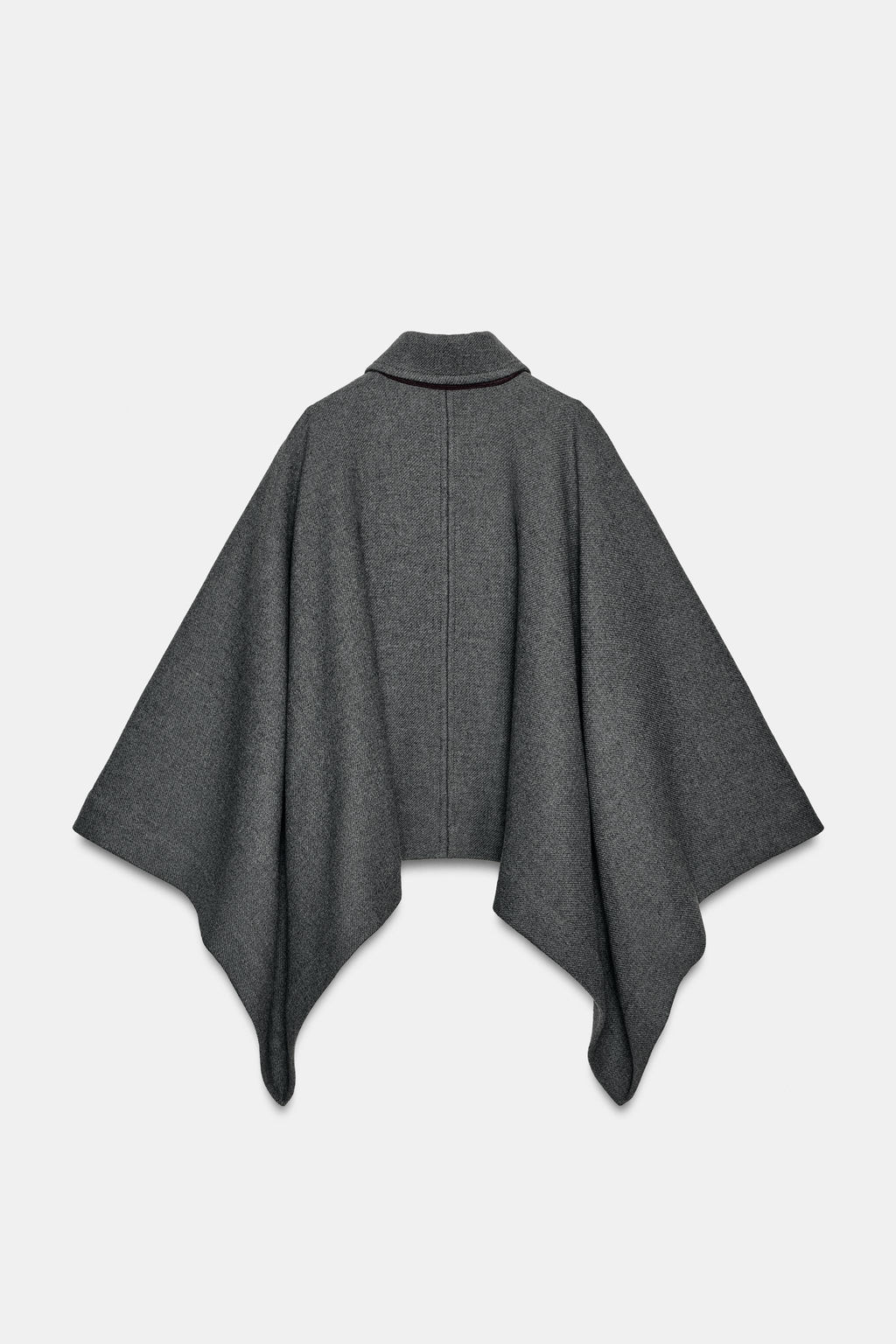 ZW COLLECTION WOOL BLEND CAPE LIMITED EDITION - Zara фото 9