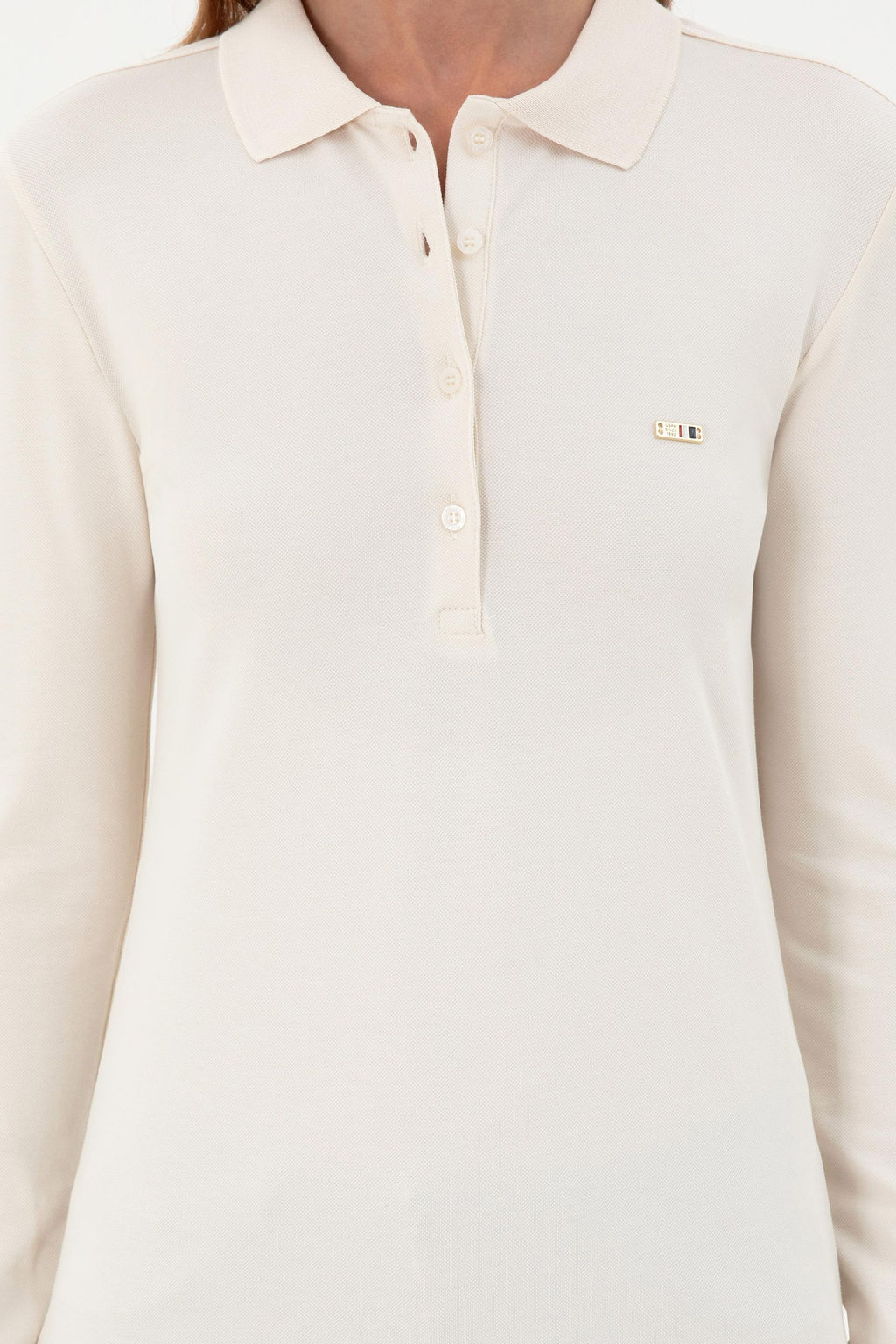 Женский кремовый базовый свитшот Неожиданная скидка в корзине - U.s. polo assn фото 13