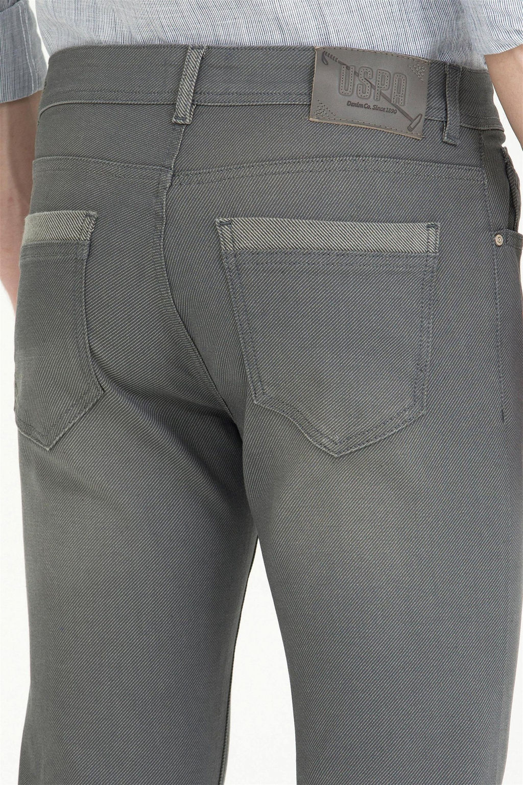 U. S. Polo Assn / Мужские серые джинсовые брюки - U.s. polo assn фото 14