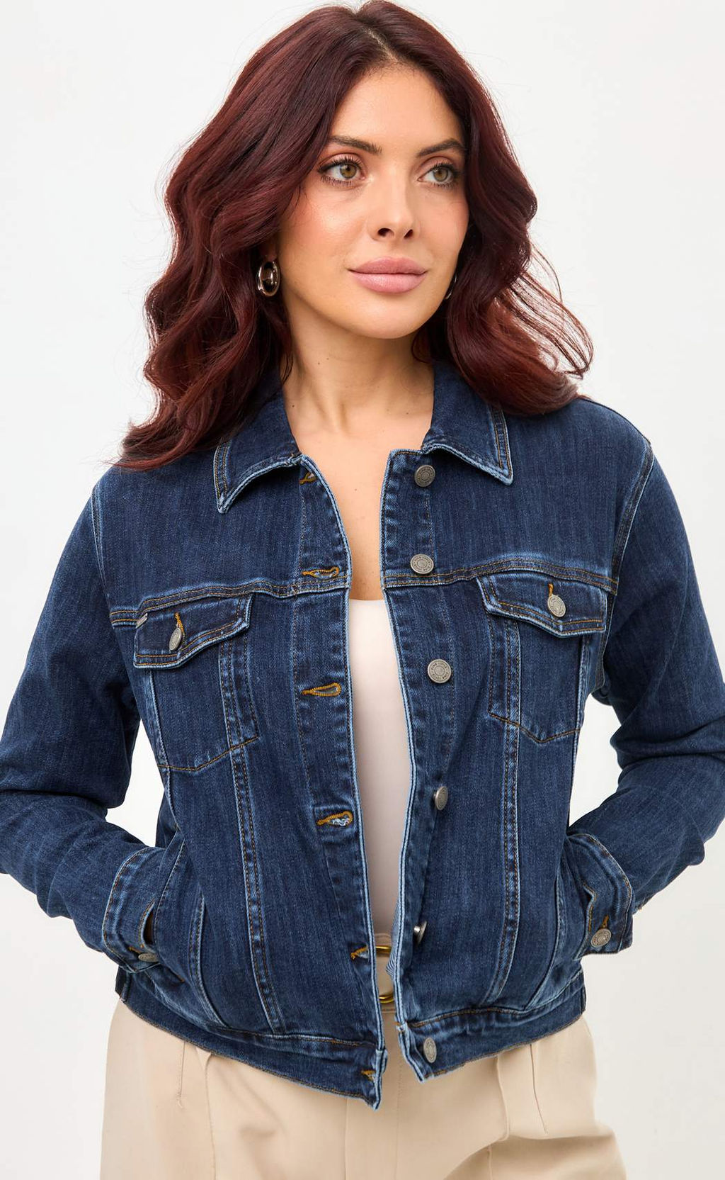 Куртка джинс F412-1227 blue