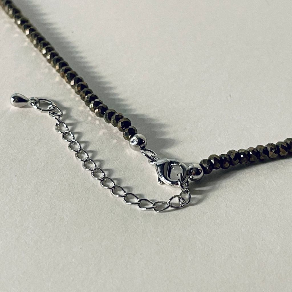 Бусы из Пирита и Жемчуга