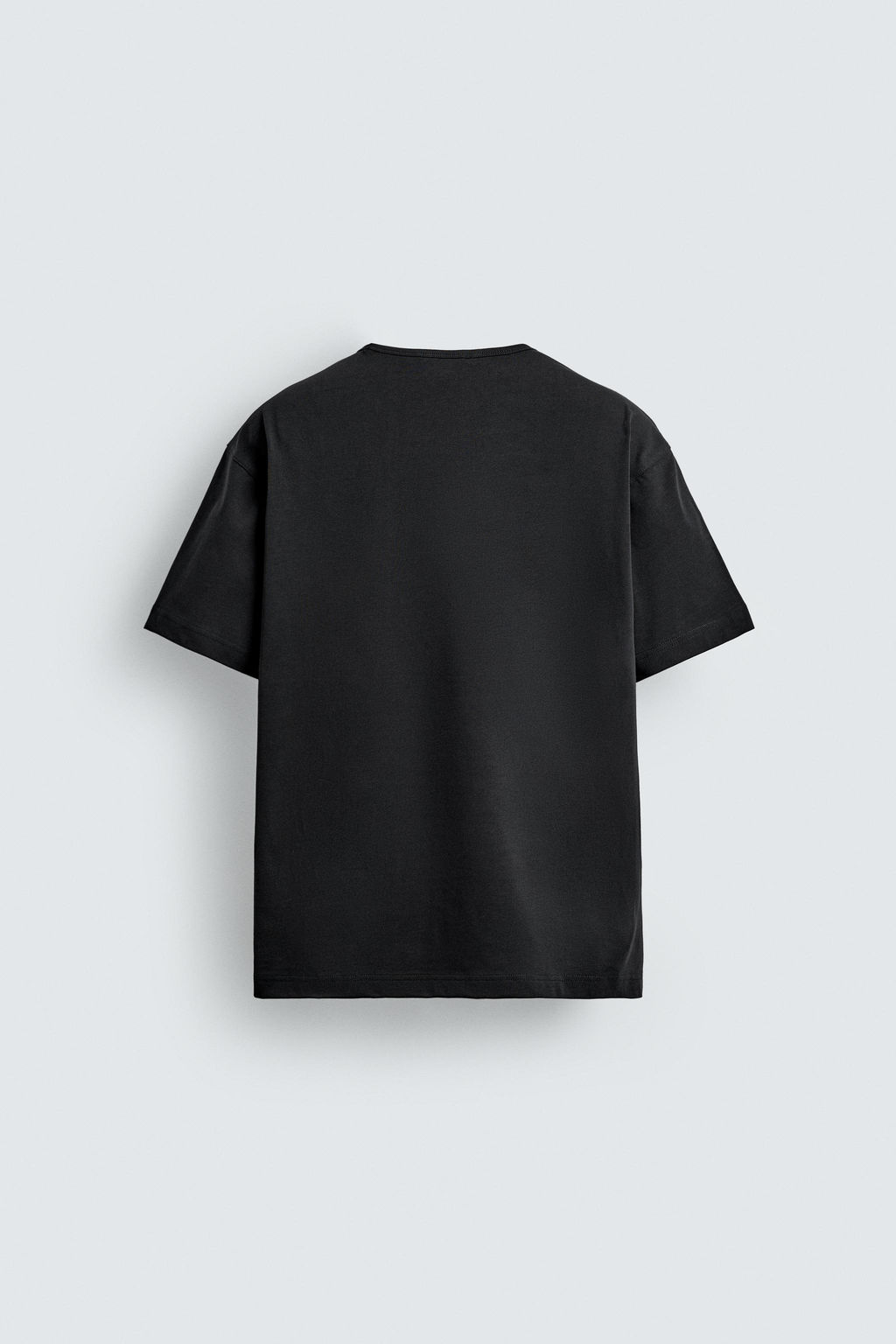 HEAVYWEIGHT RIBBED TRIM T-SHIRT - Zara фото 8