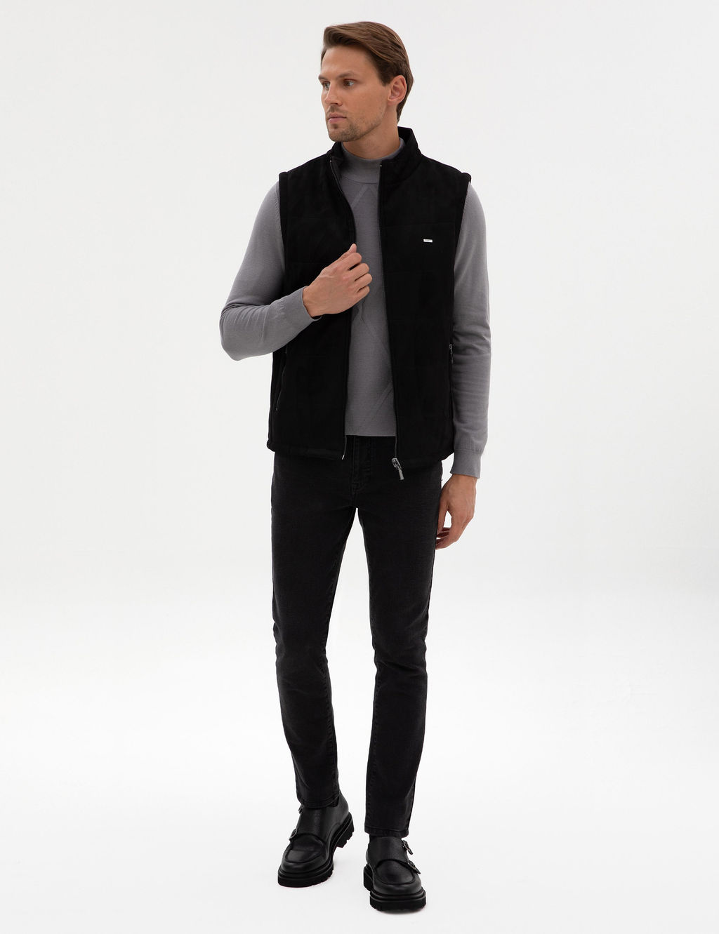 Siyah Deri Ceket - Pierre cardin фото 3