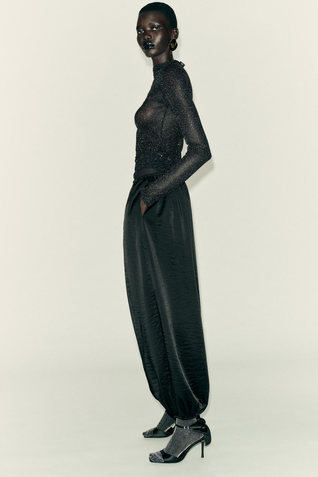 METALLIC THREAD TOP - Zara фото 3