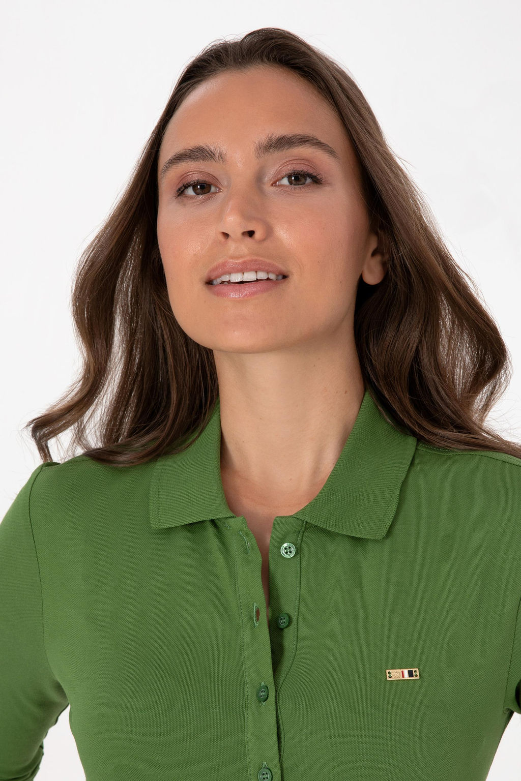 Kad_n Ye_il Basic Polo Yaka Sweatsh_rt Sepette S_rpriz _ndirim - U.s. polo assn фото 2
