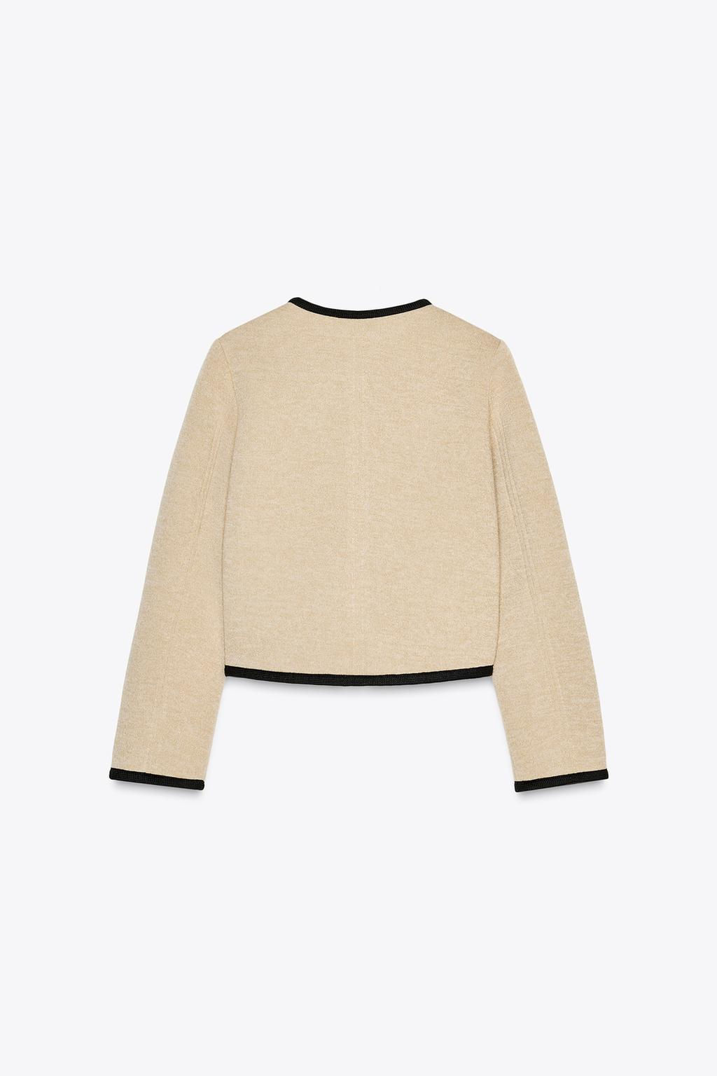 SHORT JACKET WITH TRIMS - Zara фото 6