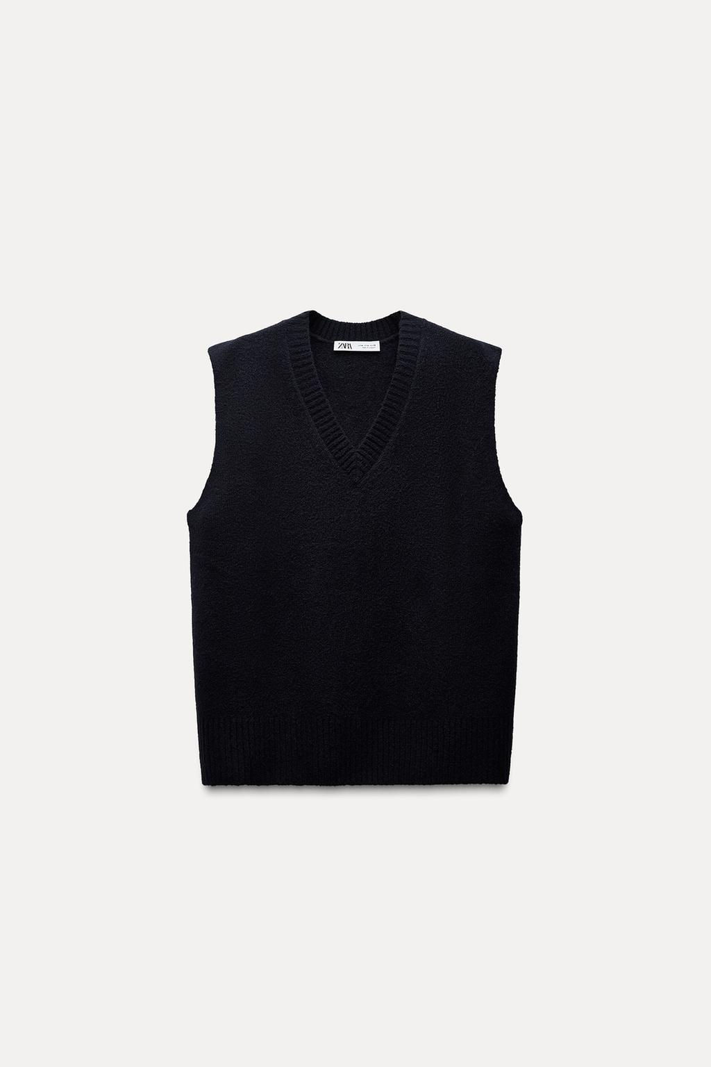 PLAIN KNIT VEST TOP - Zara фото 5
