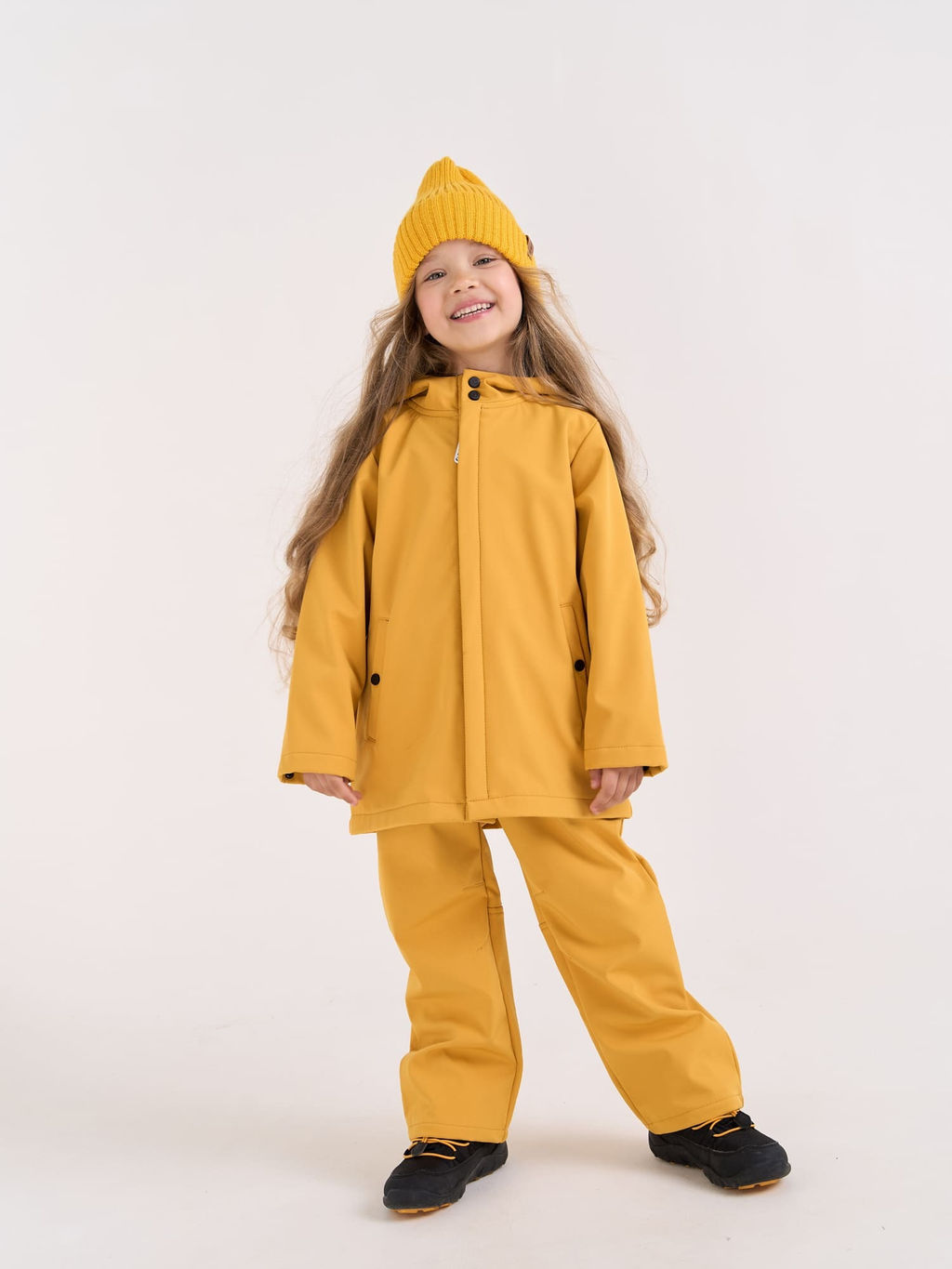 Брюки Softshell демисезонные Горчица - Bungly фото 8