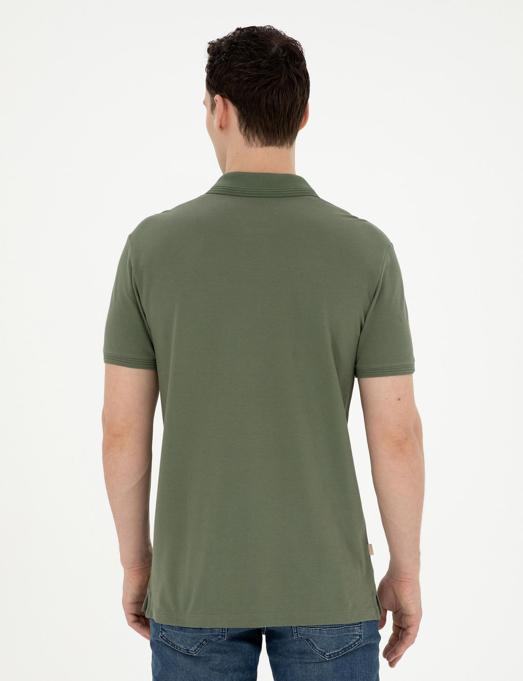 Haki Regular Fit Basic Ti__rt - Pierre cardin фото 12