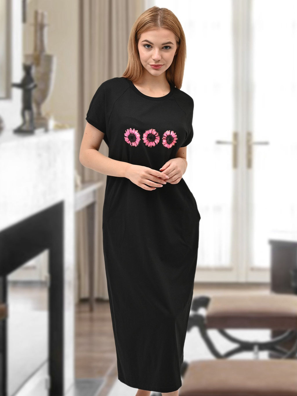 Платье домашнее 6815-02 Новинка