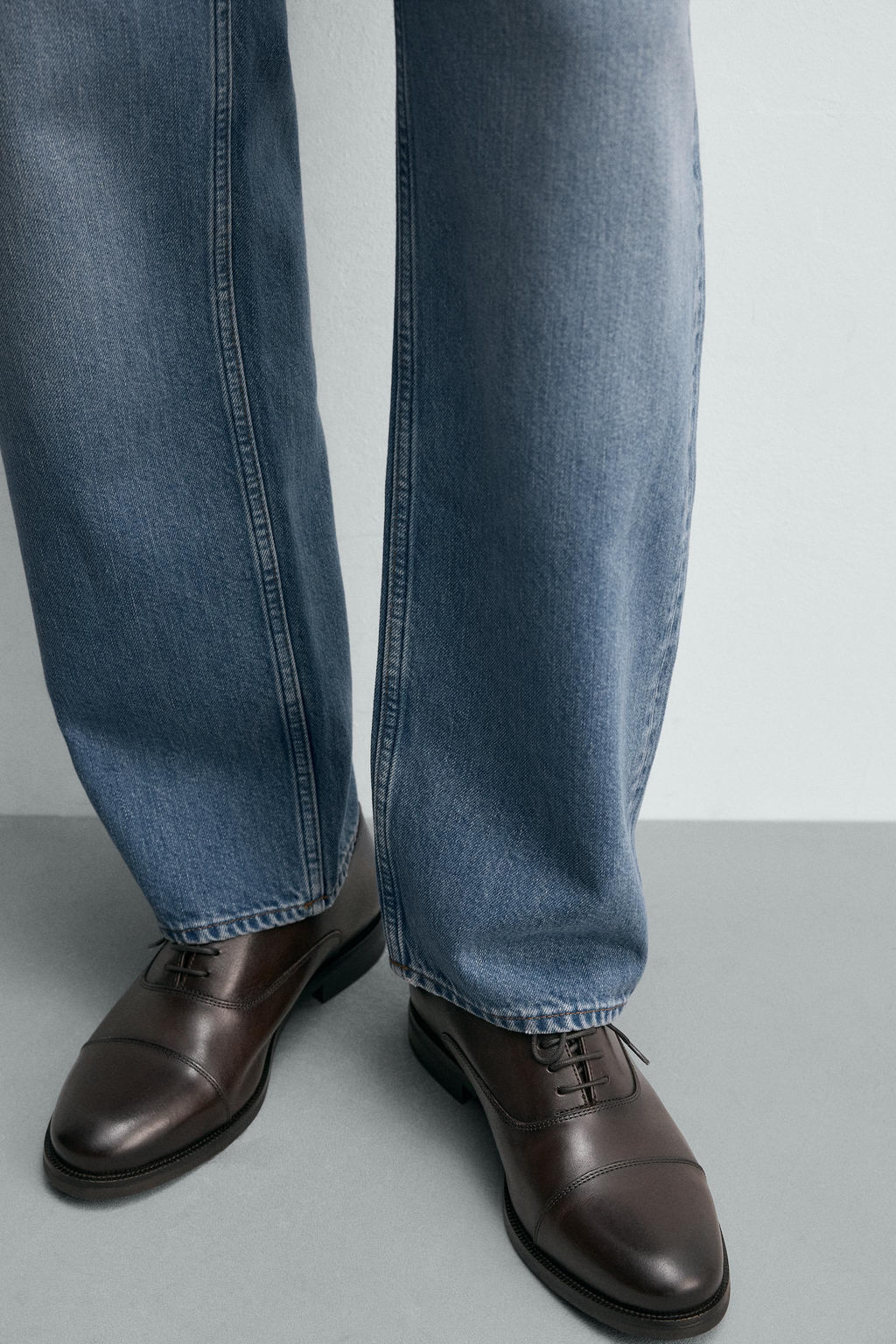 ZAPATO PIEL VESTIR / Marr?n - Zara фото 3