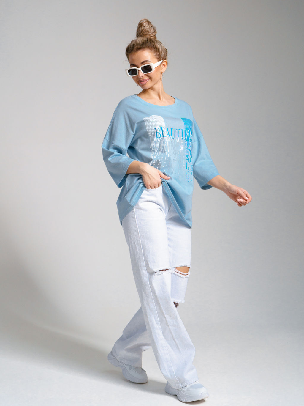 897 Футболка из турецкого хлопка - Svetekst фото 36