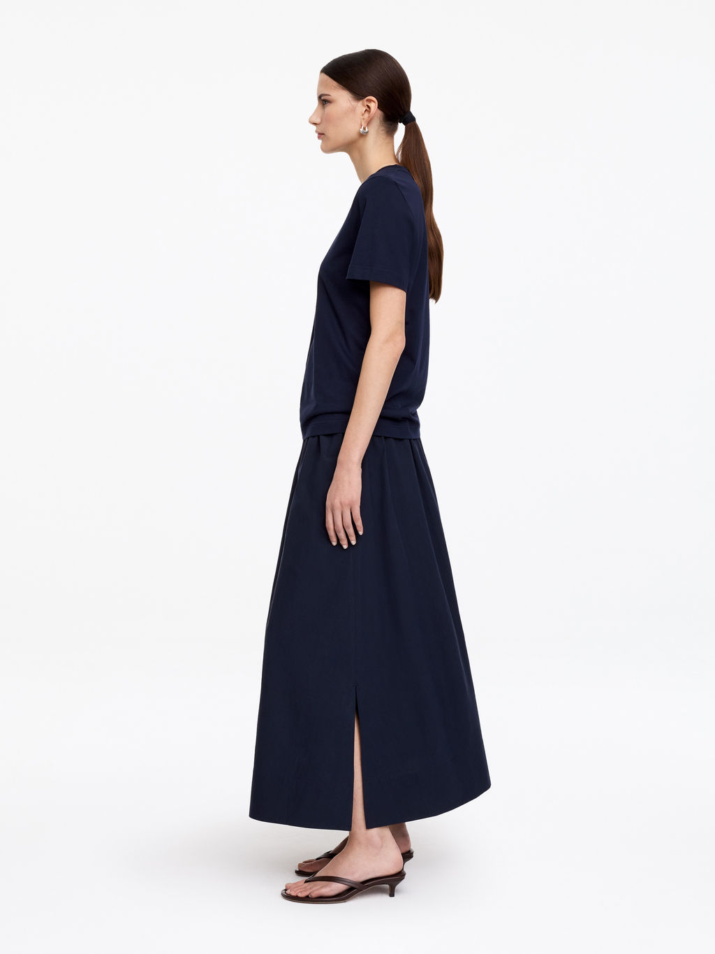 Falda midi de algod?n - H&m фото 4