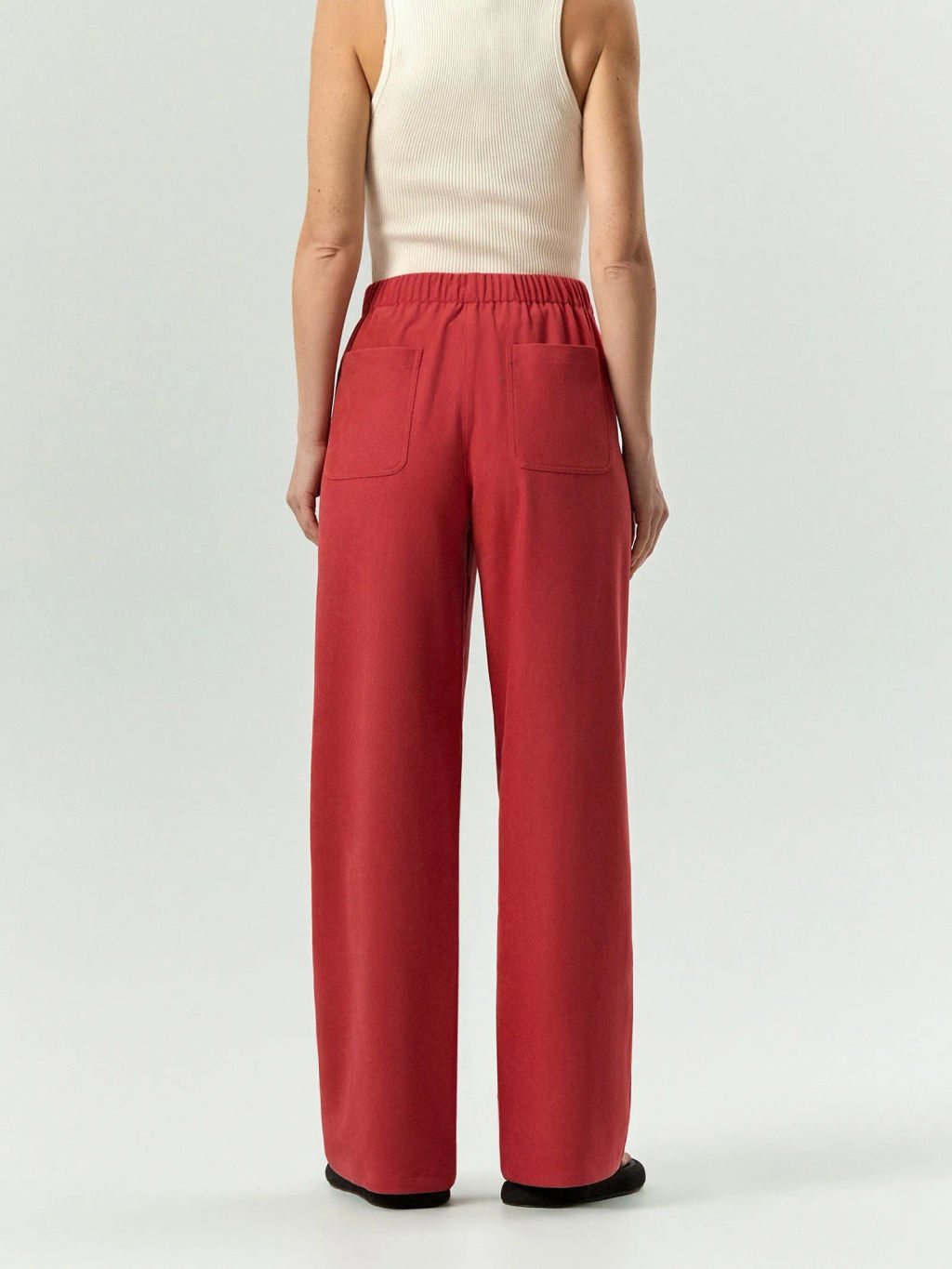 Emka / Брюки прямого кроя из трикотажа фото 4