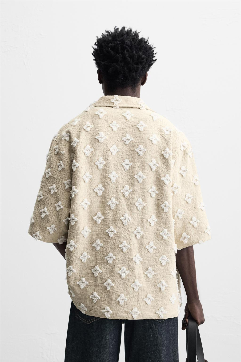 TEXTURED JACQUARD SHIRT - Zara фото 3