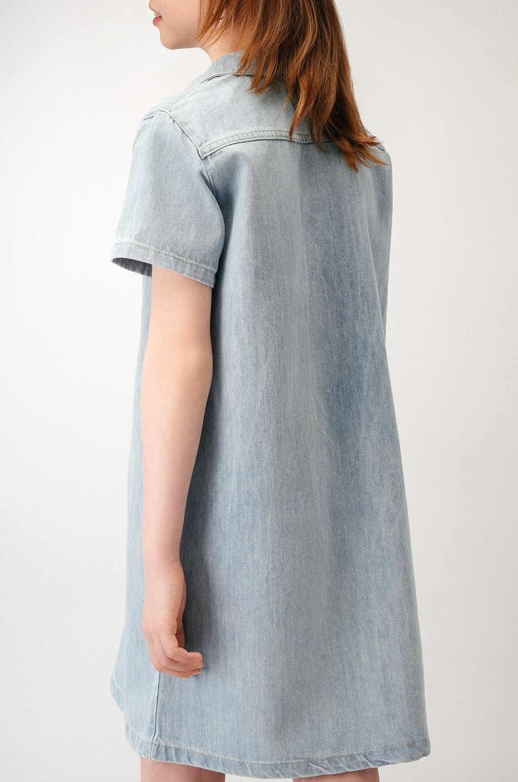 Джинсовое платье с коротким рукавом для девочки Happyfox - Happy fox фото 5