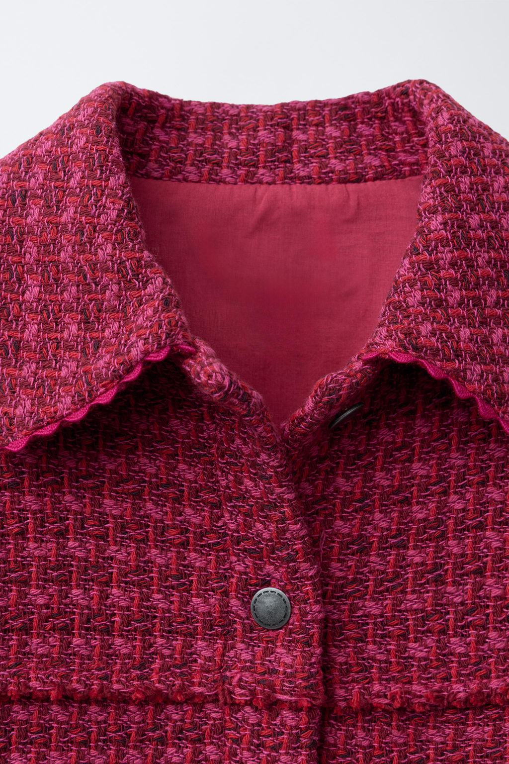 TEXTURED WAVY OVERSHIRT - Zara фото 3