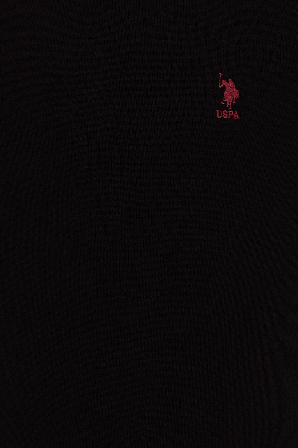 U. S. Polo Assn / Мужской черный трикотажный свитер Basic - U.s. polo assn фото 6