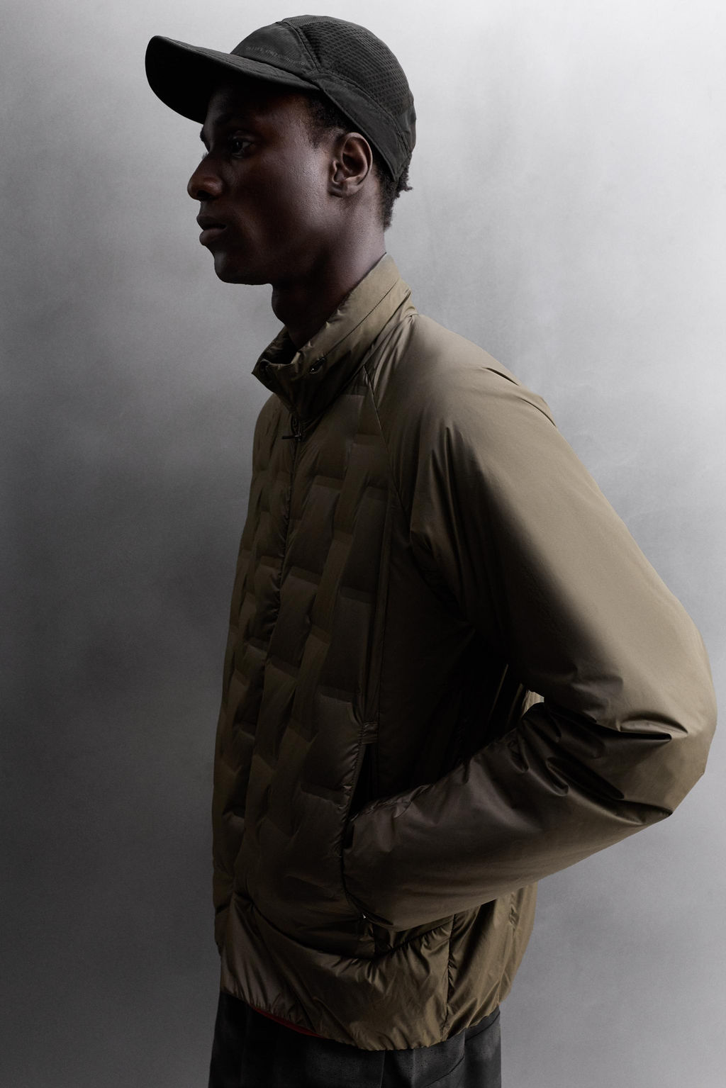 RUNNING FEATHER BLEND PUFFER JACKET