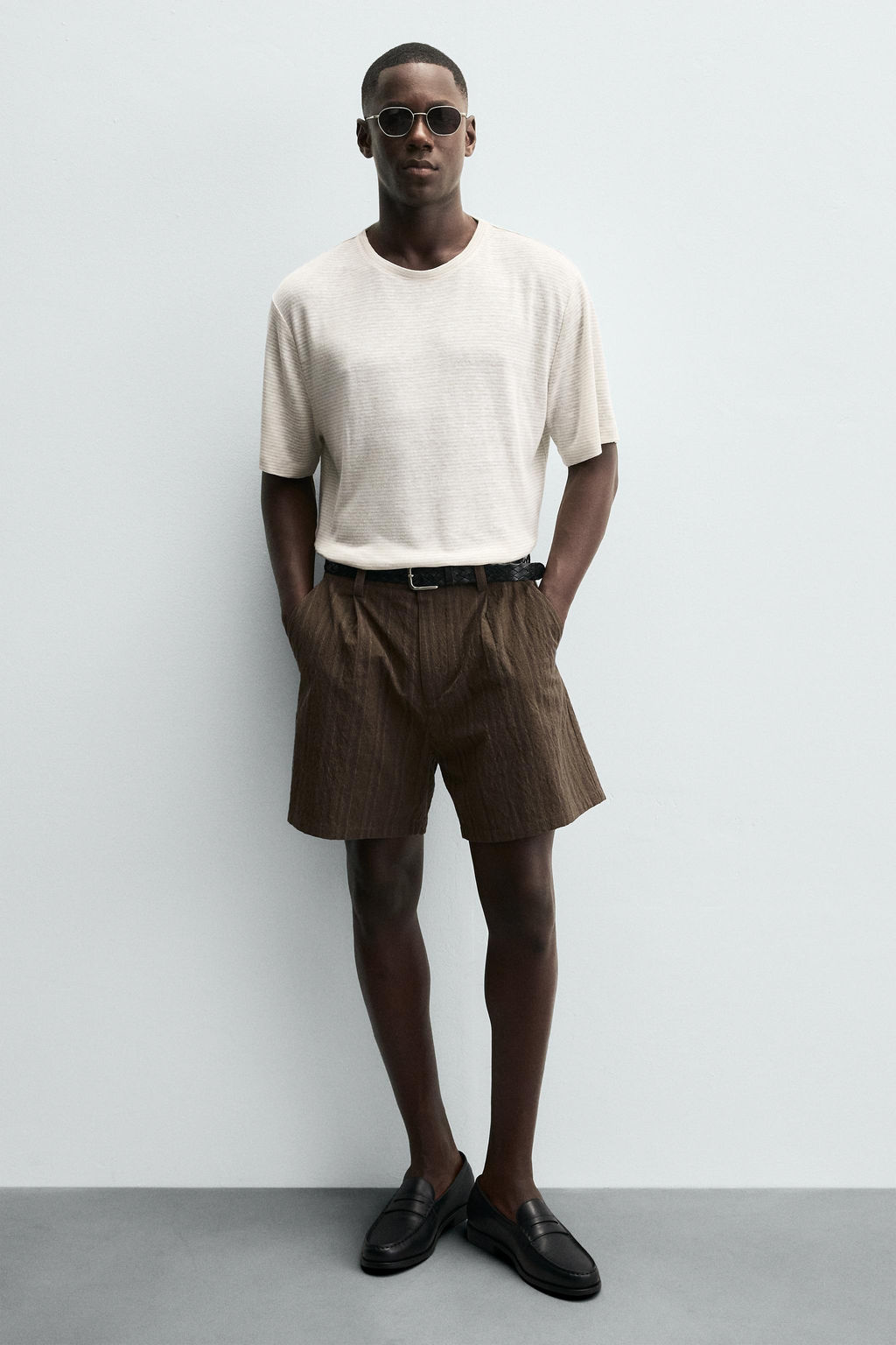 LEATHER PENNY LOAFERS - Zara фото 2