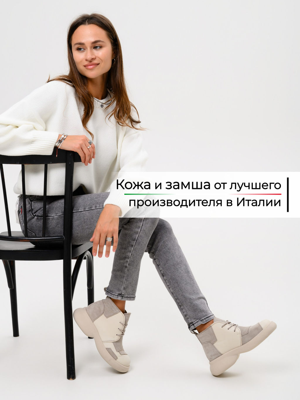 Ботинки EDART 305.927be. Бежевый стар+каменная замша/байка  фото 7