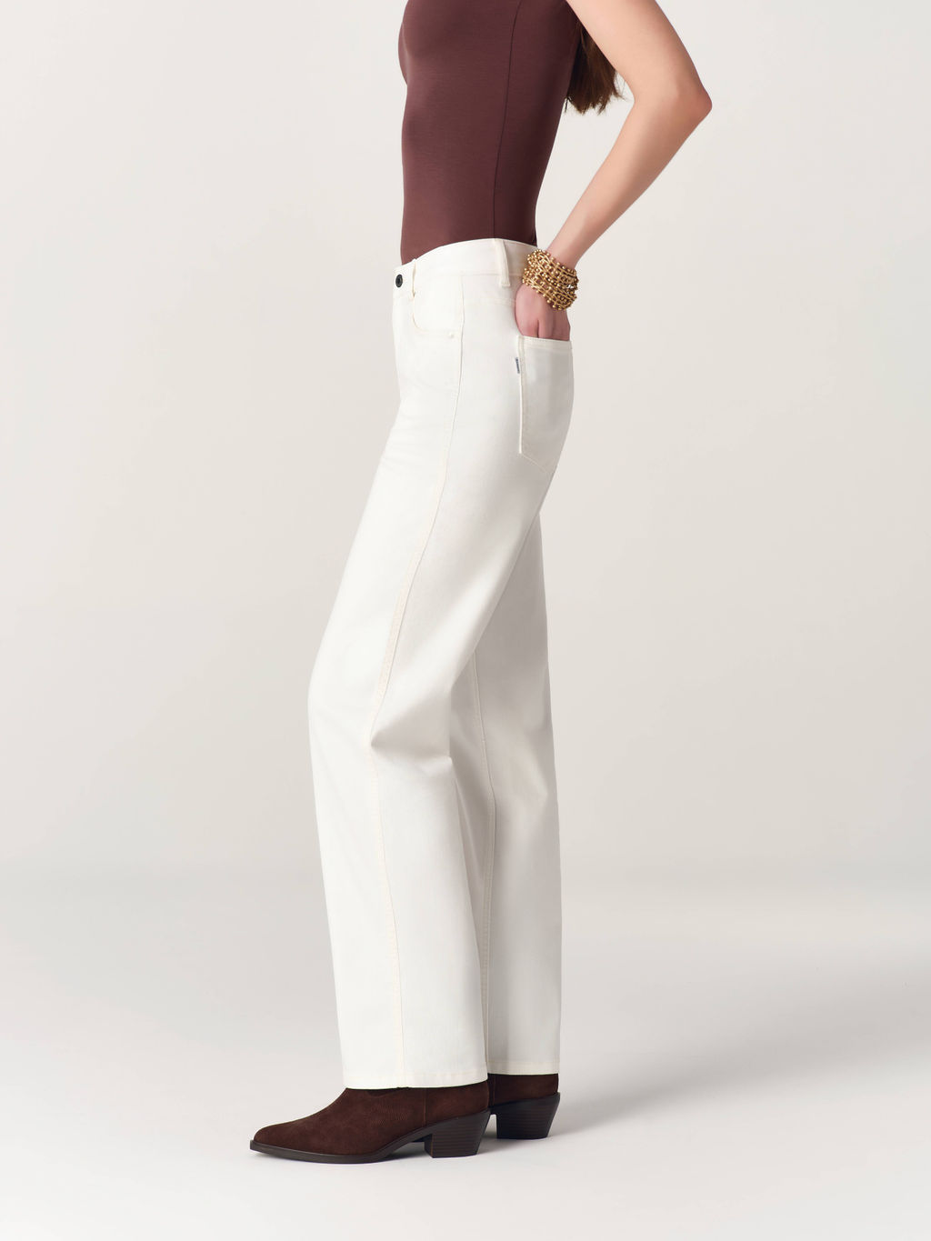 CONTE CON-868 Брюки женские off white  фото 6