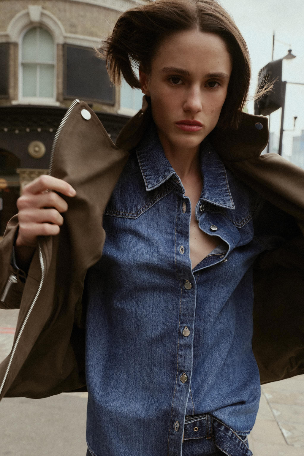 FAUX SUEDE BIKER JACKET - Zara фото 7