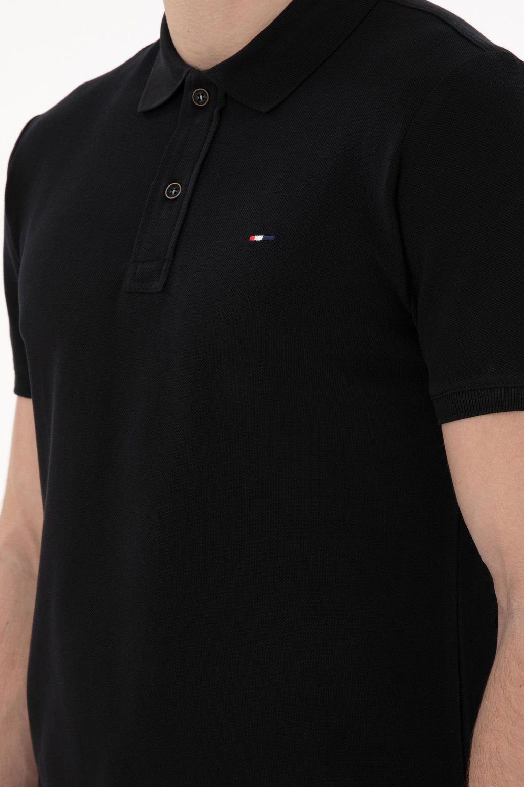 Erkek Slim Fit Polo Yaka Siyah Basic Ti__rt Sepette S_rpriz _ndirim - U.s. polo assn фото 7