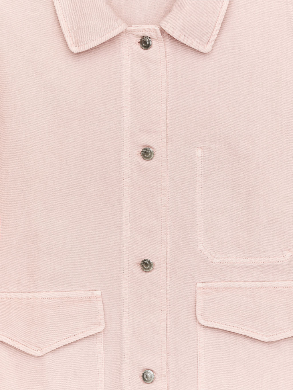 Sobrecamisa denim de corte cuadrado - H&m фото 3