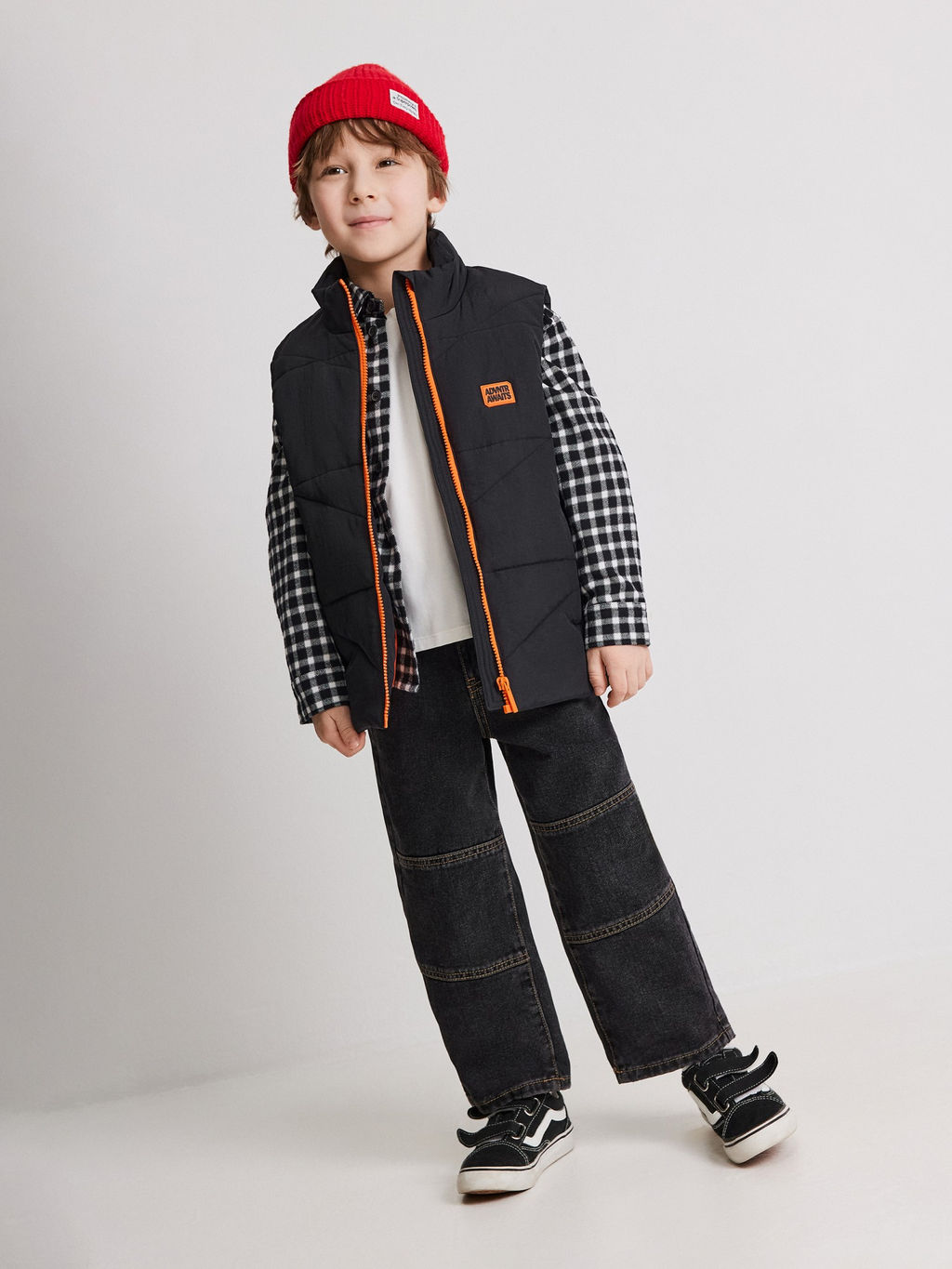 ACOOLA / Жилет (утепленный) детский для мальчиков Macer черный  фото 5
