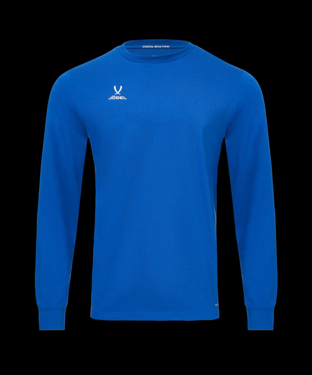 Лонгслив тренировочный JOGEL DIVISION PerFormDRY Training CVC LS Z2, синий  фото 2