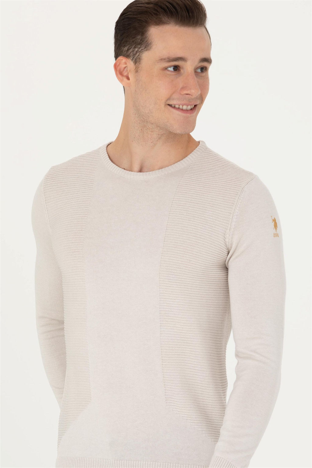 U. S. Polo Assn Мужской свитер с камнем - U.s. polo assn фото 4