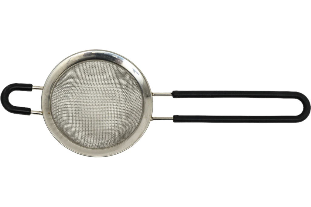 Сито-дуршлаг SETACCIO, диам. 8,5 см (нерж. сталь, силикон. рукоятка) арт.985529 - Mallony фото 3