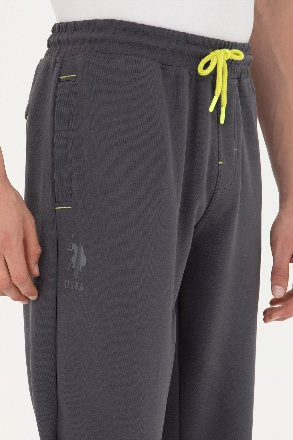 Мужские спортивные штаны антрацитового цвета - U.s. polo assn фото 12