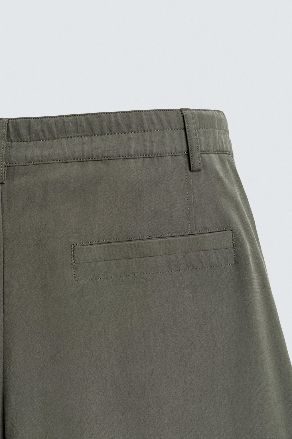 PANTAL?N RELAXED FIT TRAJE / crudo/kaki - Zara фото 9