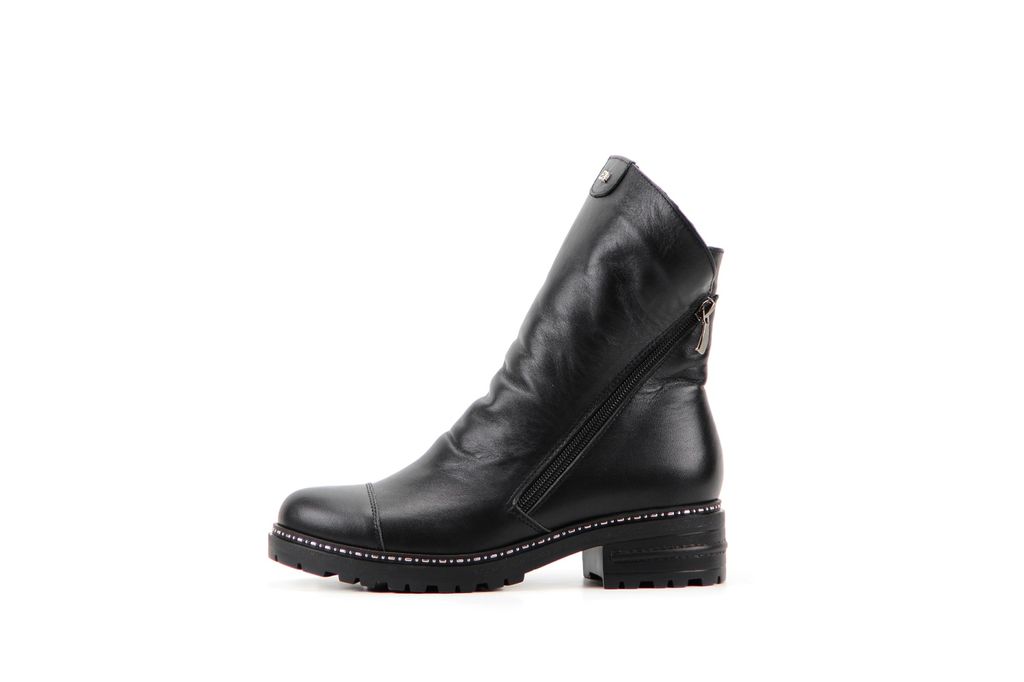 Ботинки EDART 233.brook4.black/шерсть