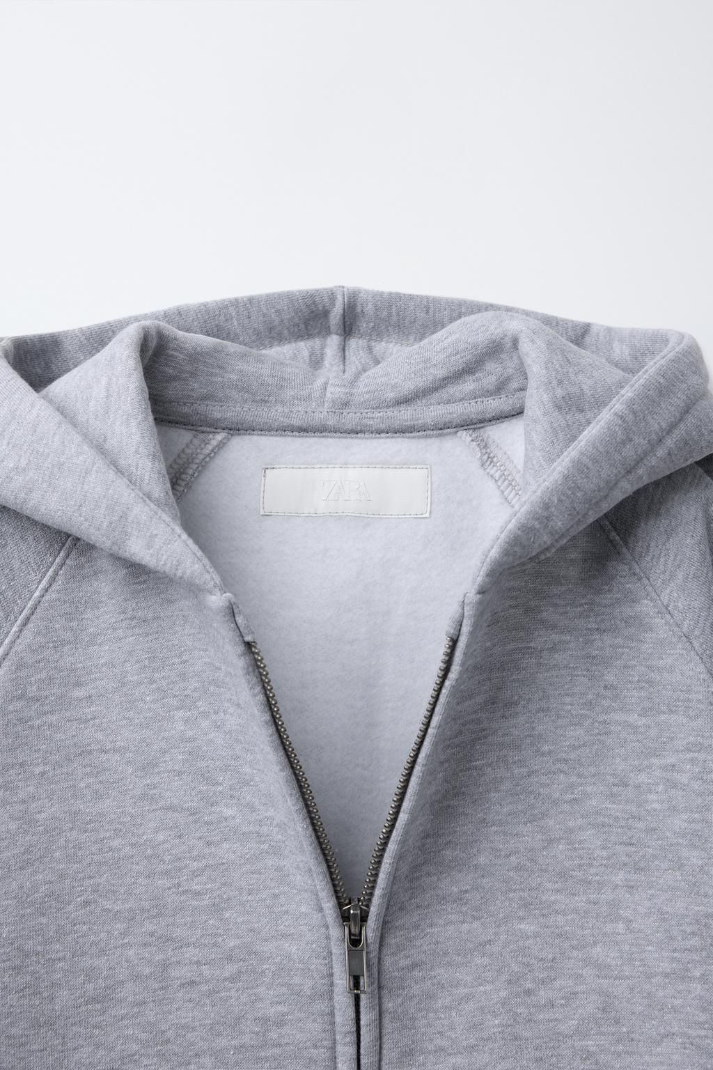 HOODIE WITH ZIP - Zara фото 3