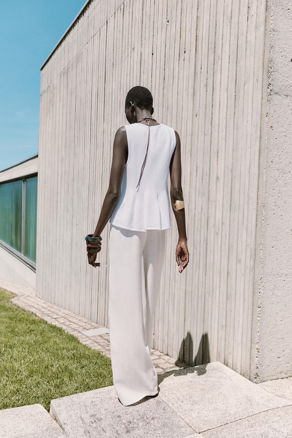 KNIT PEPLUM TOP - Zara фото 5