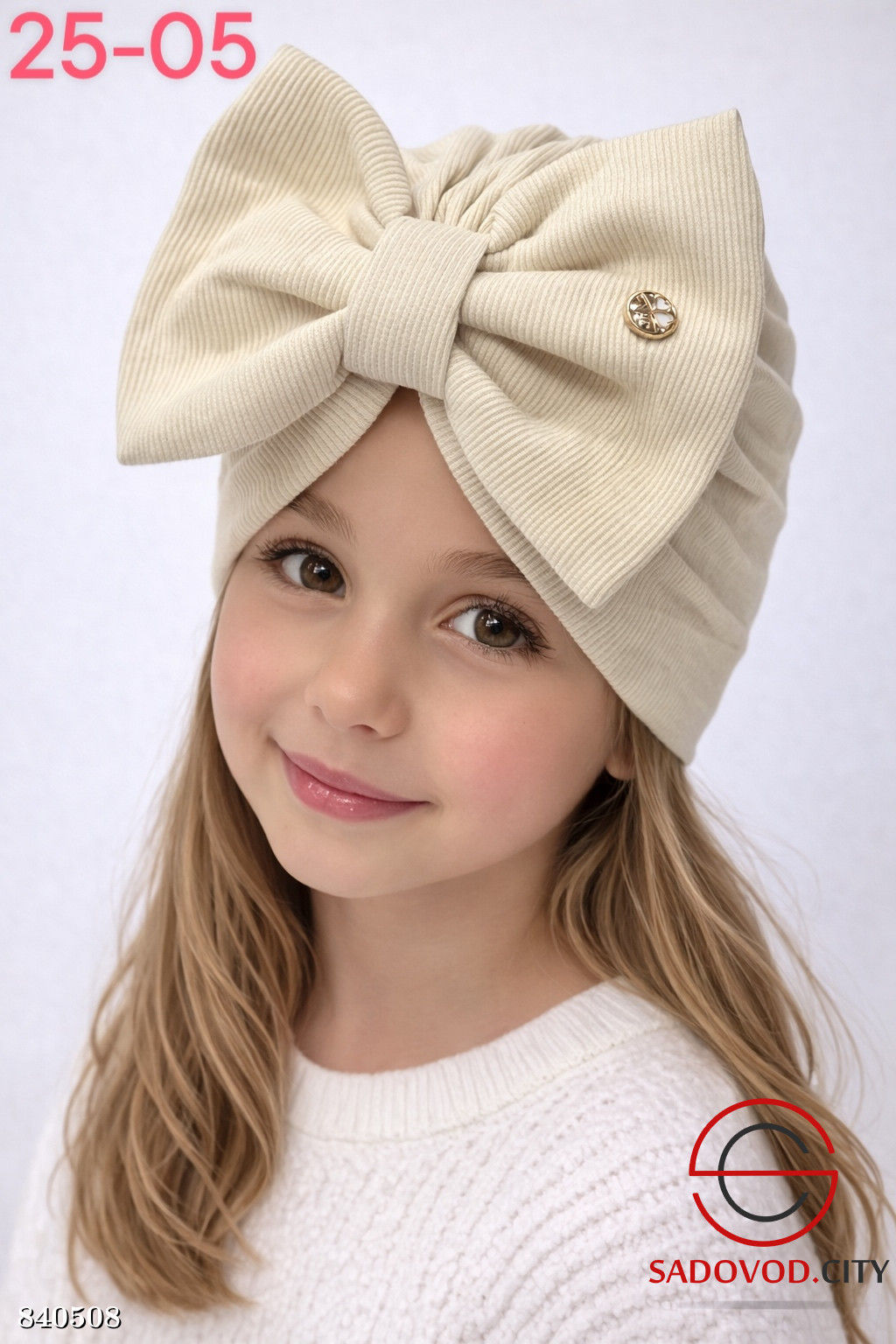 Шапка весенняя для девочки - Bruno фото 2