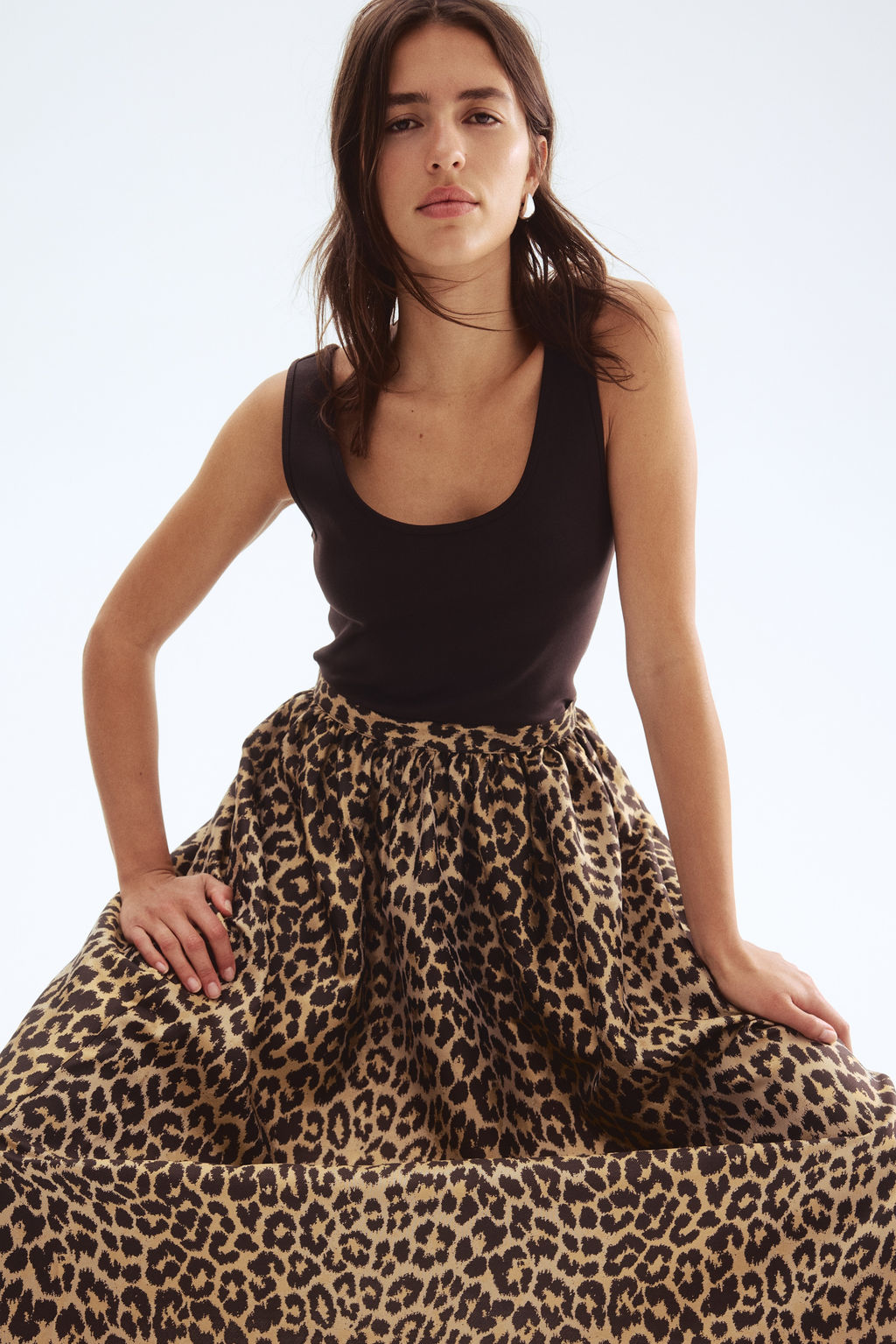 Falda en tejido jacquard - H&m фото 2