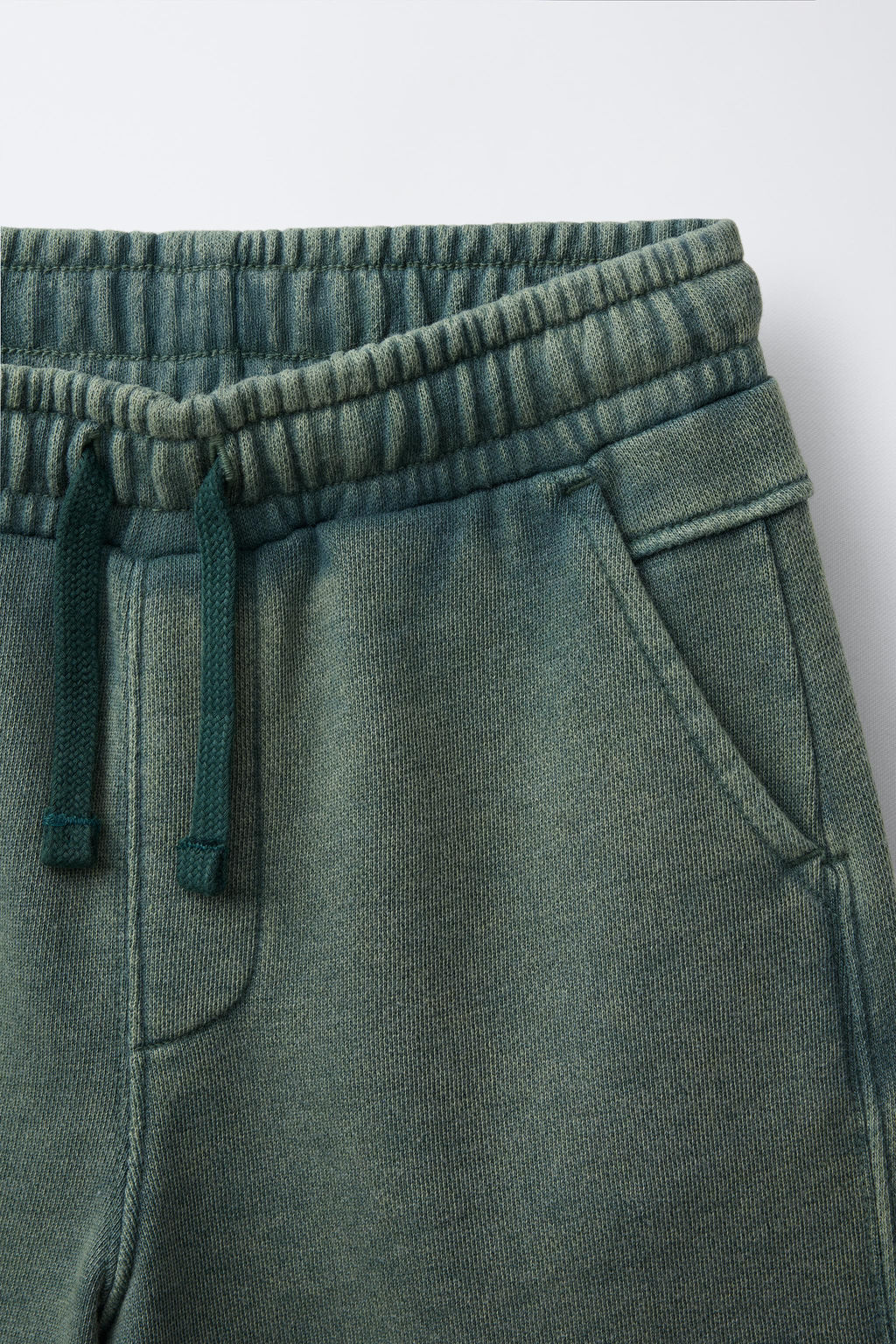 STRAIGHT FIT WASHED BERMUDA SHORTS - Zara фото 3