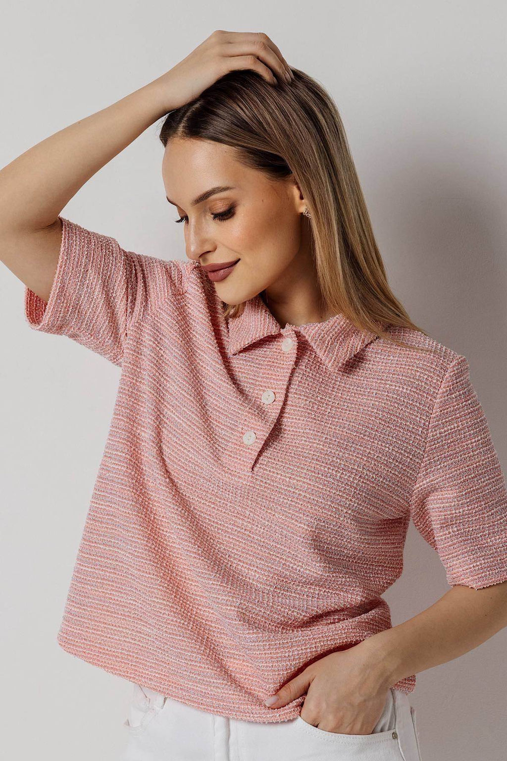 Блузка женская 4527/03/Розовый - Rise фото 3