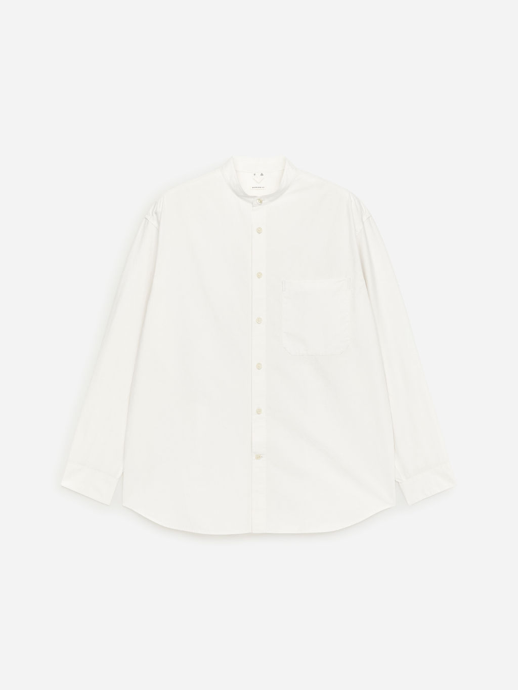 Camisa de popelina con cuello mao - H&m фото 2
