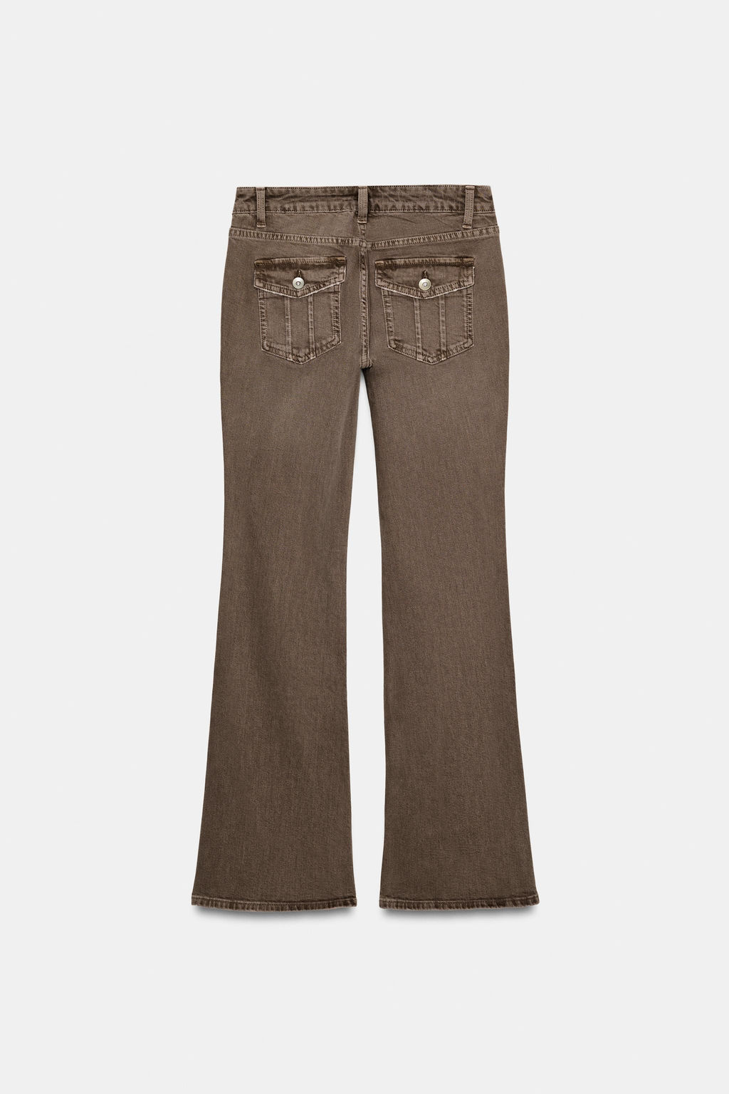 JEANS TRF BOOTCUT TIRO BAJO / Marr?n