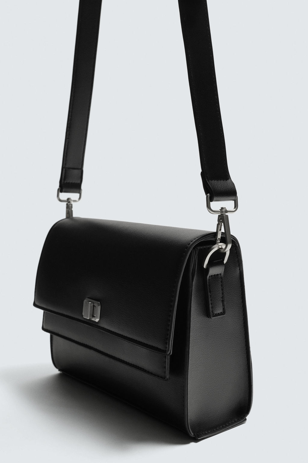 BANDOLERA DOBLE SOLAPA / Negro - Zara фото 3