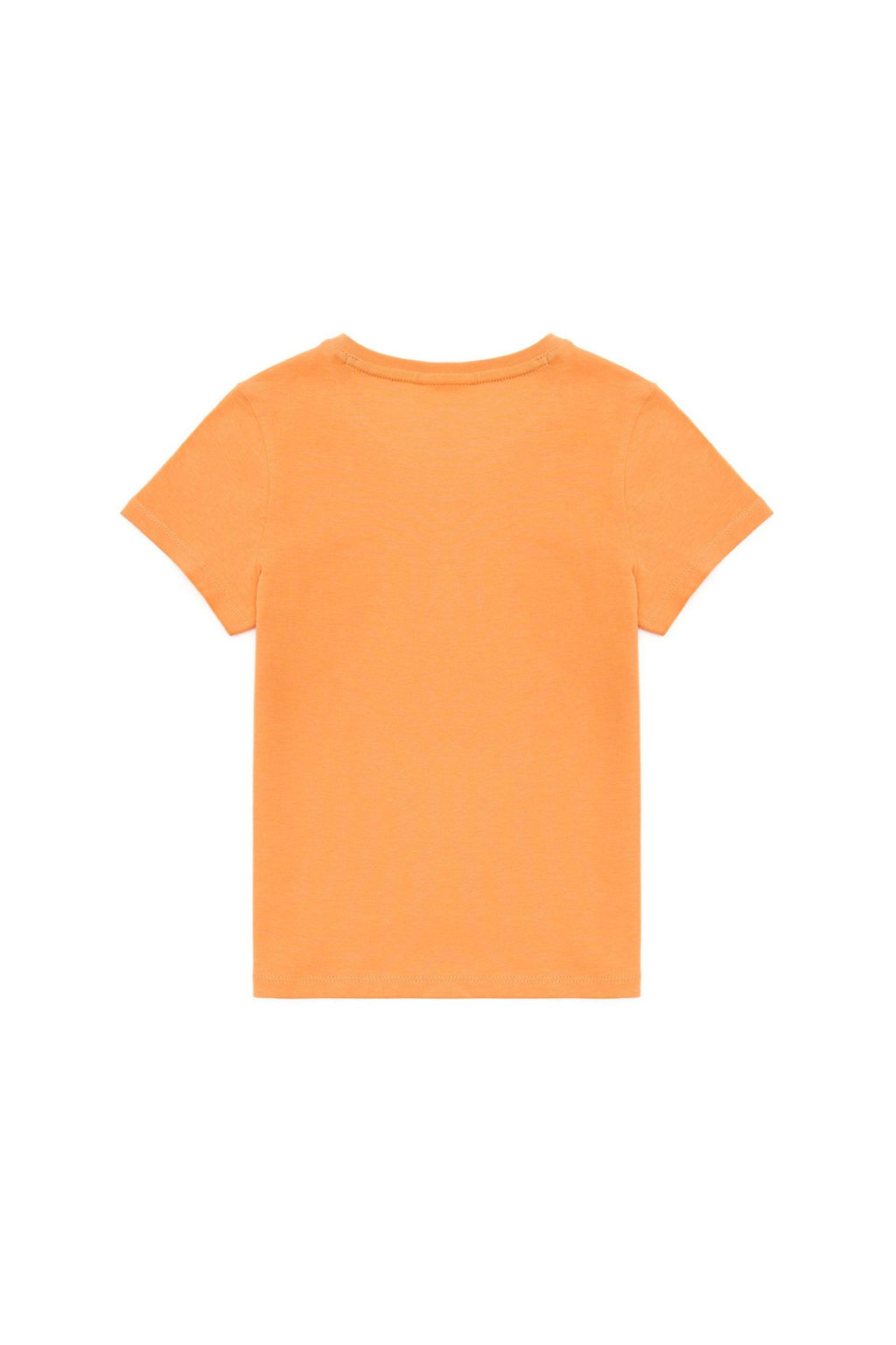 Детская оранжевая футболка с круглым вырезом Неожиданная скидка в корзине - U.s. polo assn фото 4
