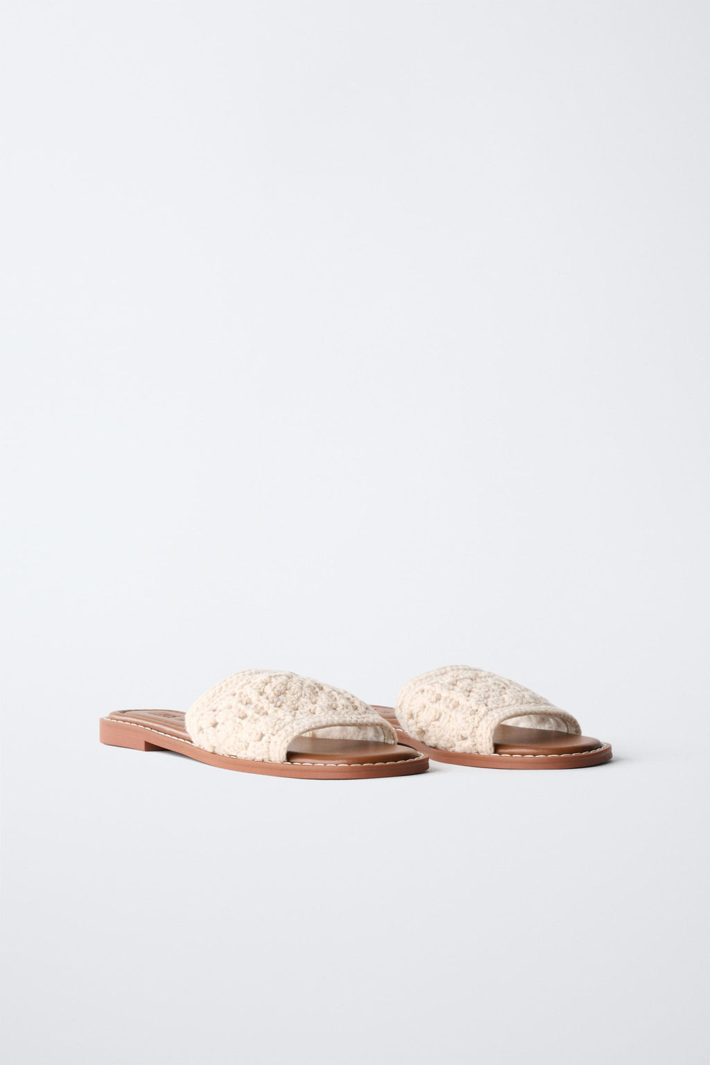 CROCHET FLAT SANDALS - Zara фото 2