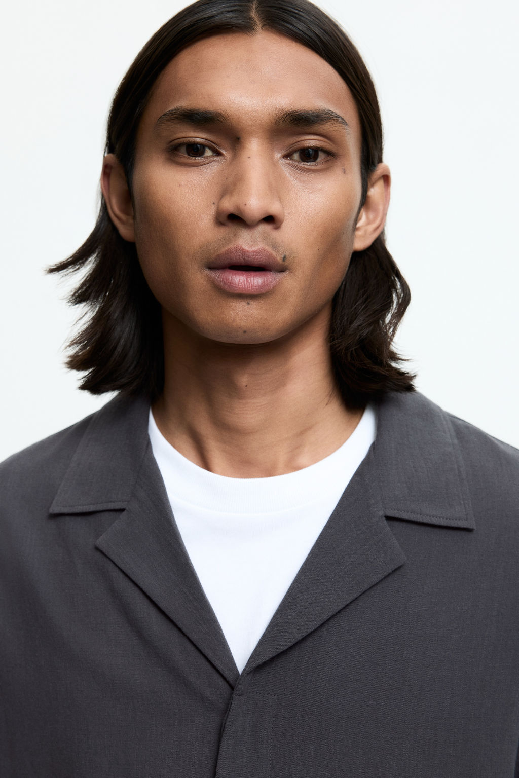Camisa resort en mezcla de lino Relaxed Fit - H&m фото 4