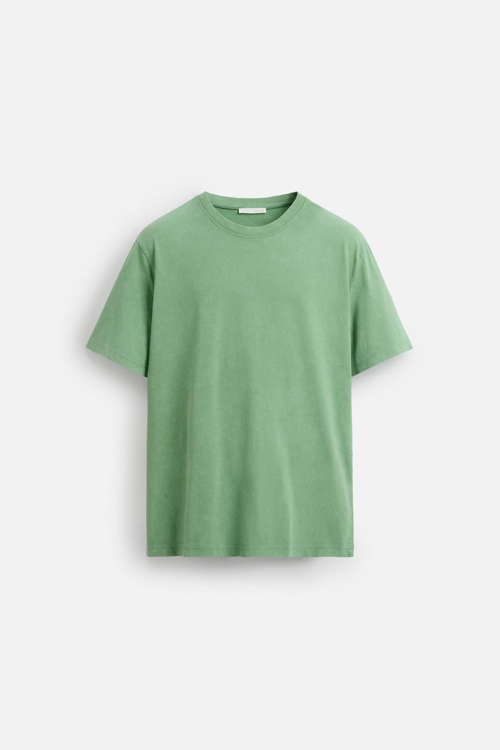 WASHED RELAXED FIT T-SHIRT - Zara фото 7