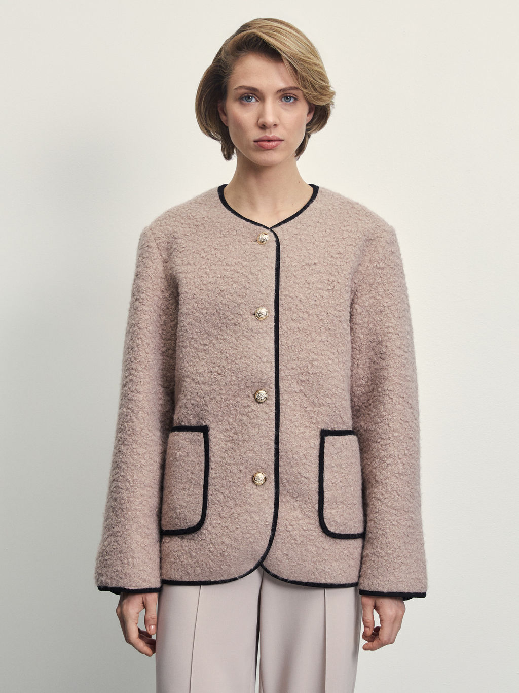 Куртка из искусственной овчины / Zarina  фото 3